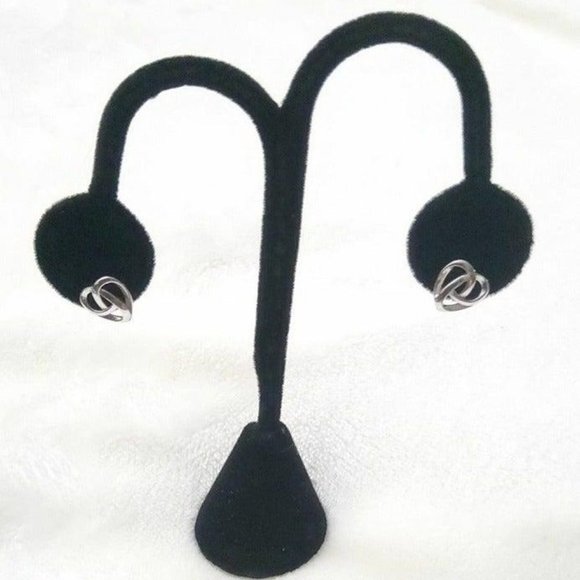 Sterling Silver Celtic Heart Studs - Picture 4 of 4